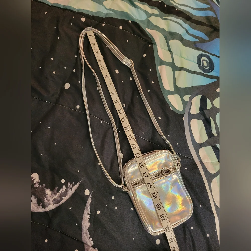 Holo/chrome Colored Backpack & Side Purse